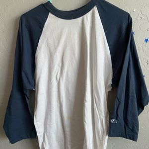 Navy baseball shirt